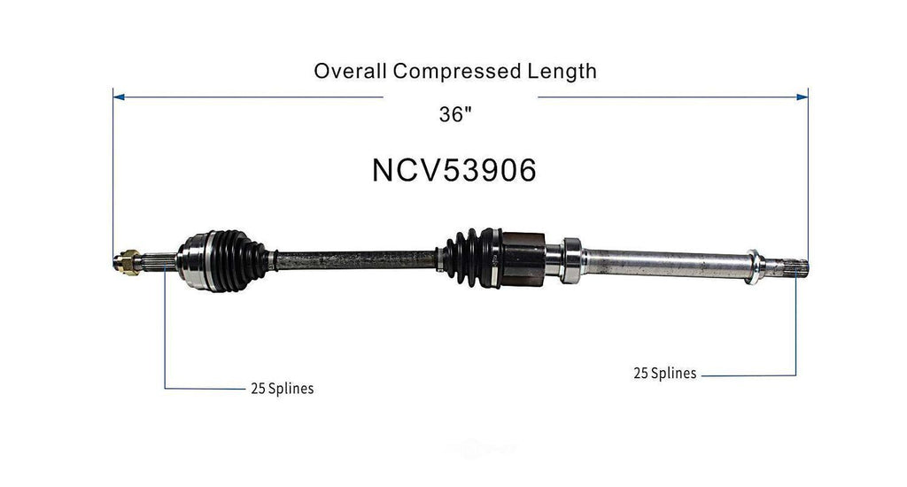 Right New CV Complete Assy   GSP North America   NCV53906
