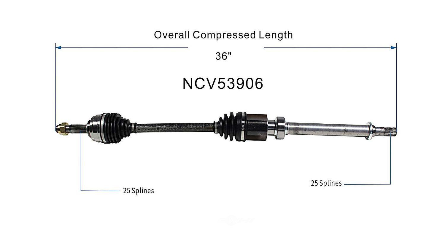 Right New CV Complete Assy   GSP North America   NCV53906