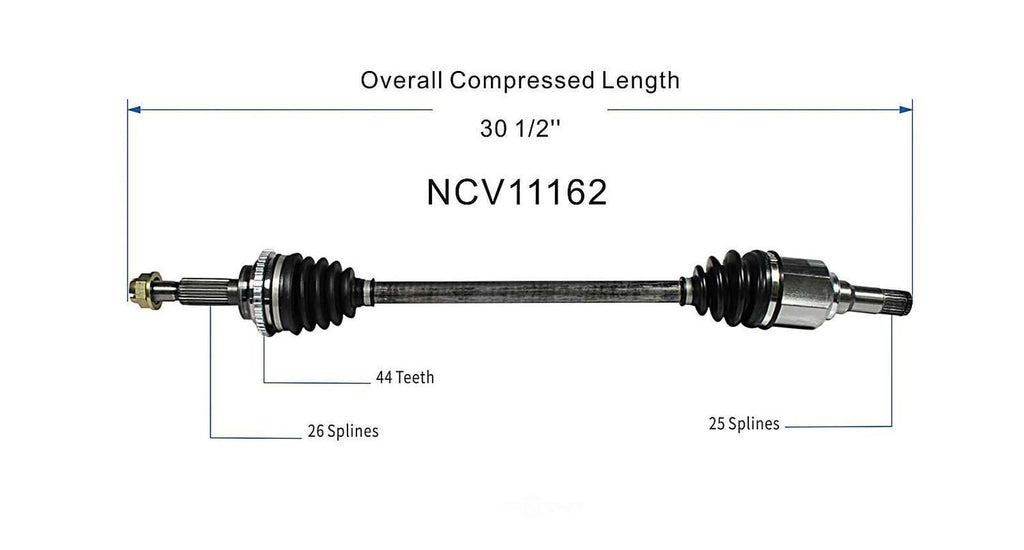 Left New CV Complete Assy   GSP North America   NCV11162
