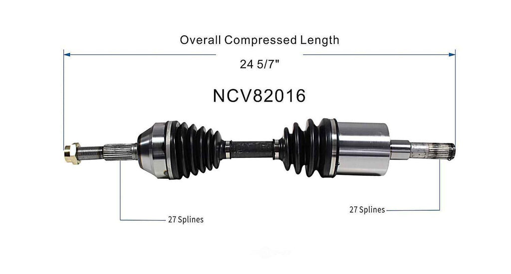 Left New CV Complete Assy   GSP North America   NCV82016
