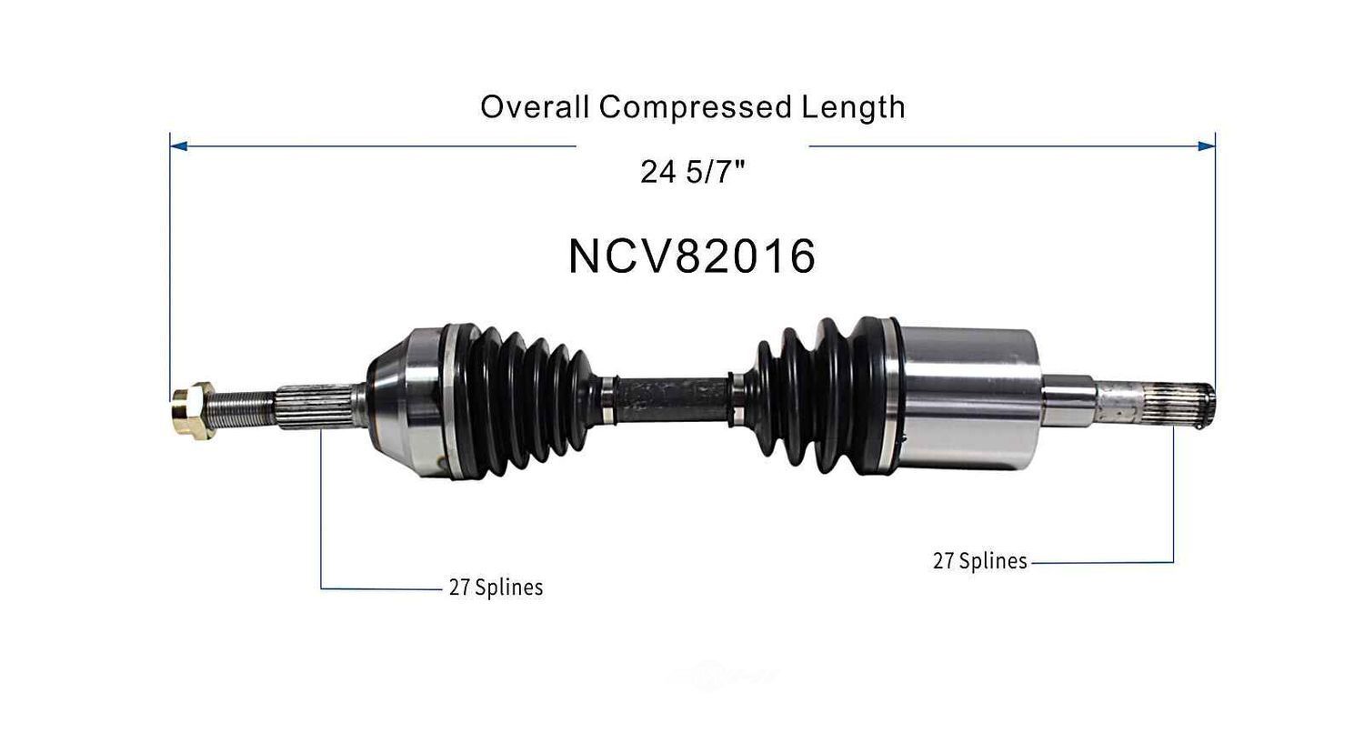 Left New CV Complete Assy   GSP North America   NCV82016