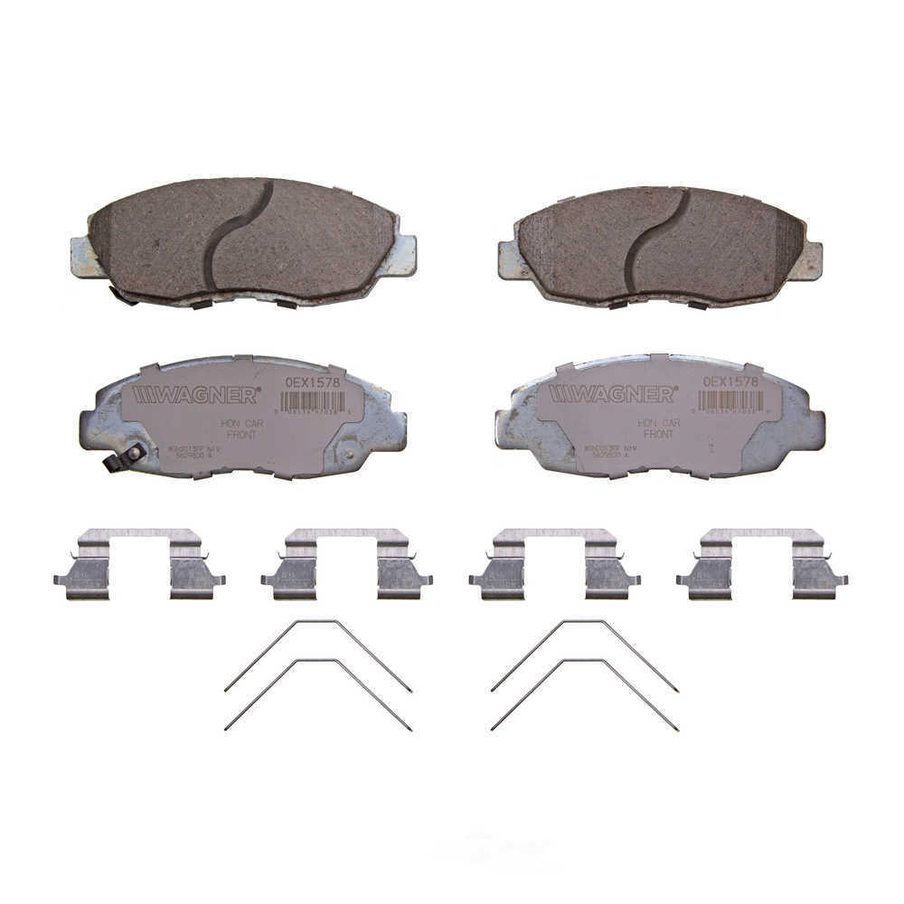 Frt Premium Ceramic Brake Pads  Wagner  OEX1578