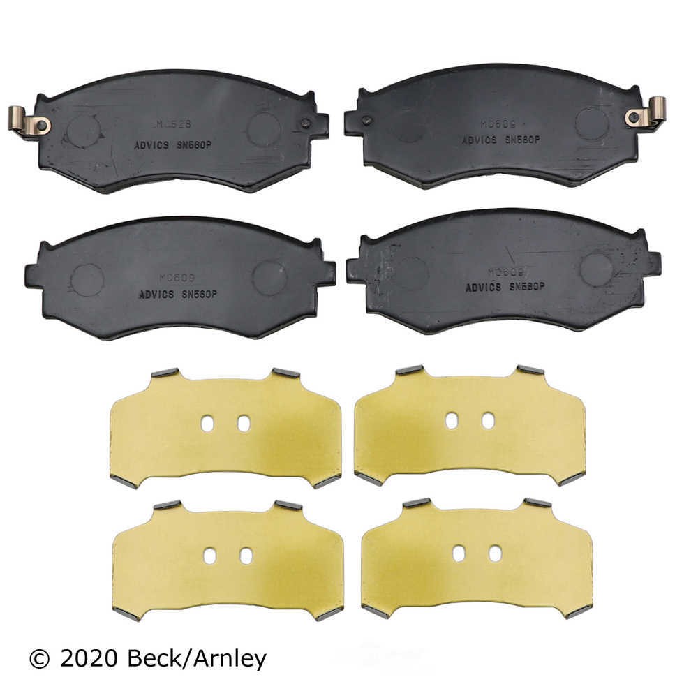 Frt OE Brake Pads  Beck/Arnley  089-1381