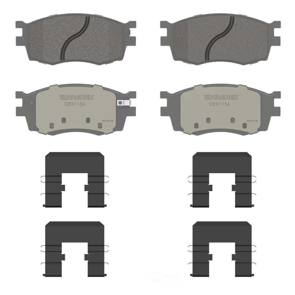 Frt Premium Ceramic Brake Pads  Wagner  OEX1156