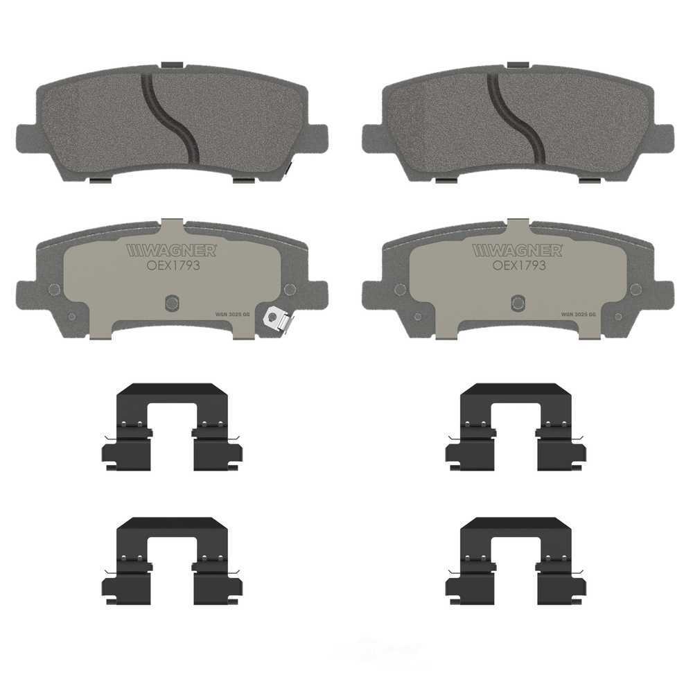 Rr Premium Ceramic Brake Pads  Wagner  OEX1793
