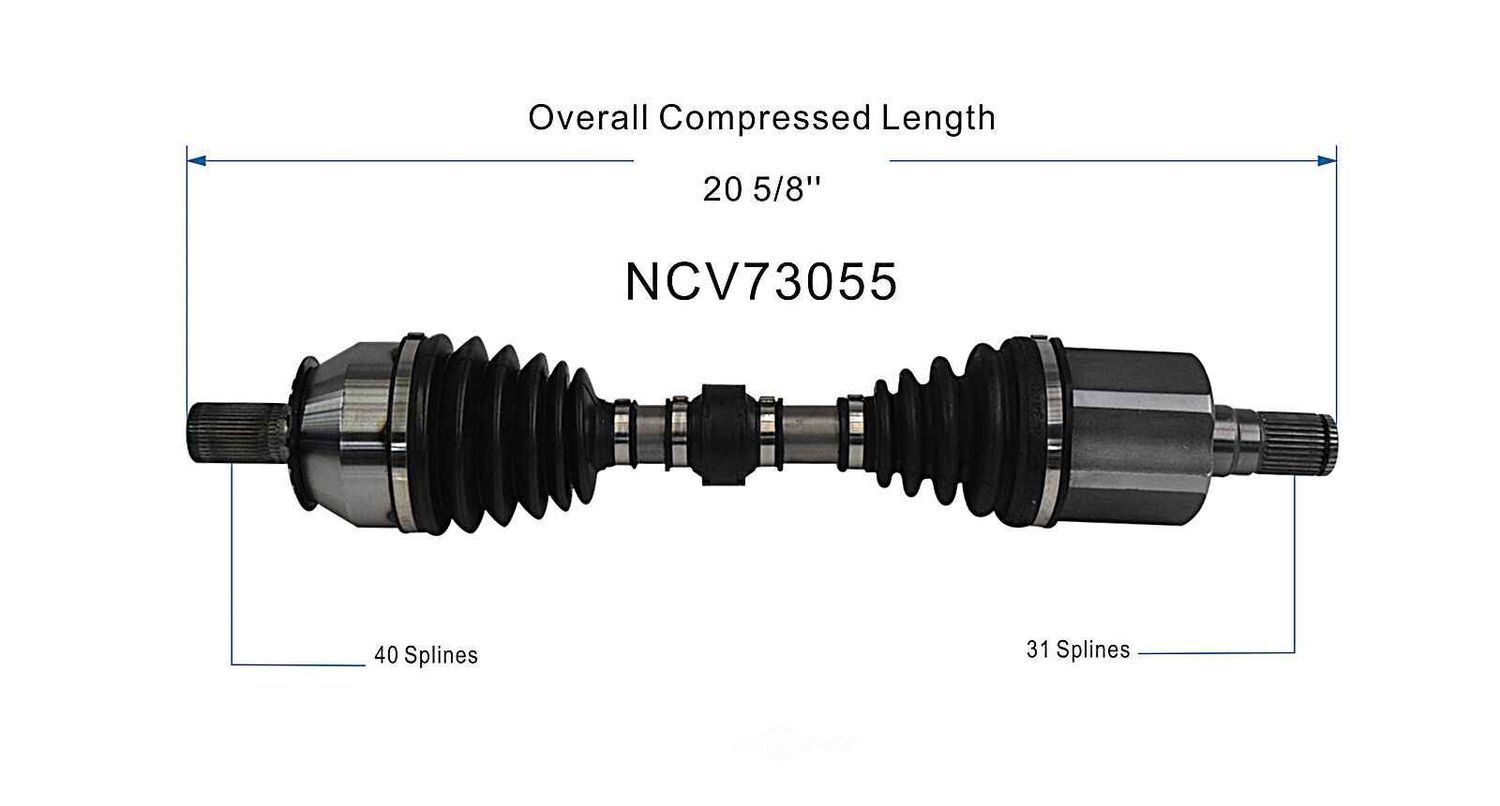 Left New CV Complete Assy   GSP North America   NCV73055