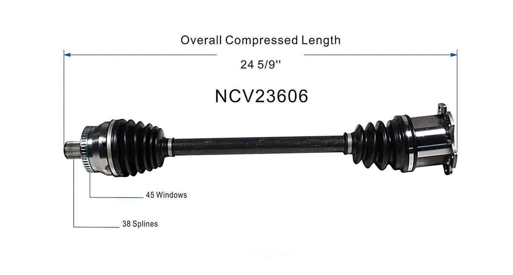 Right New CV Complete Assy   GSP North America   NCV23606