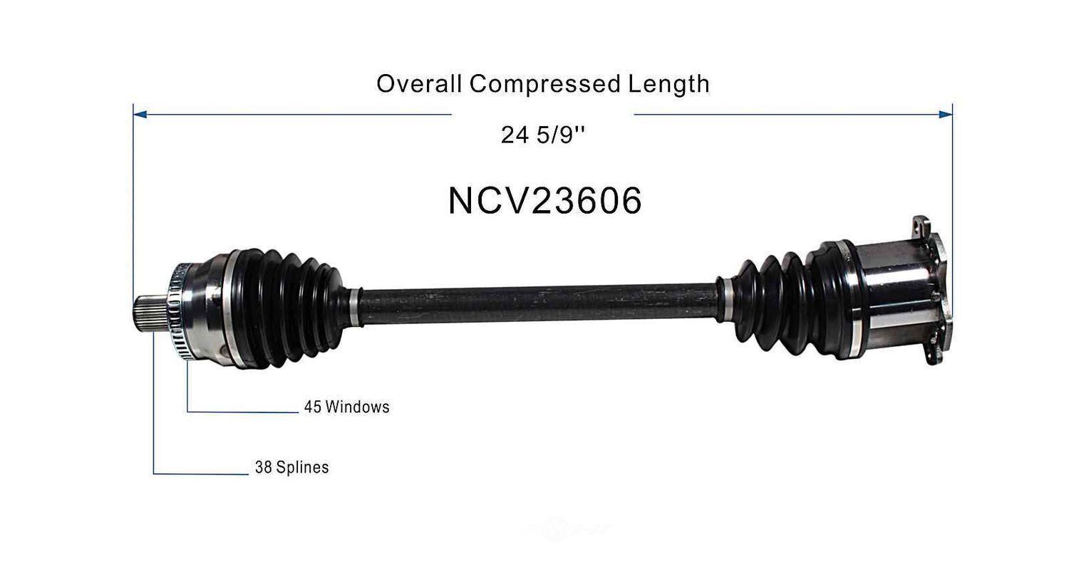 Right New CV Complete Assy   GSP North America   NCV23606
