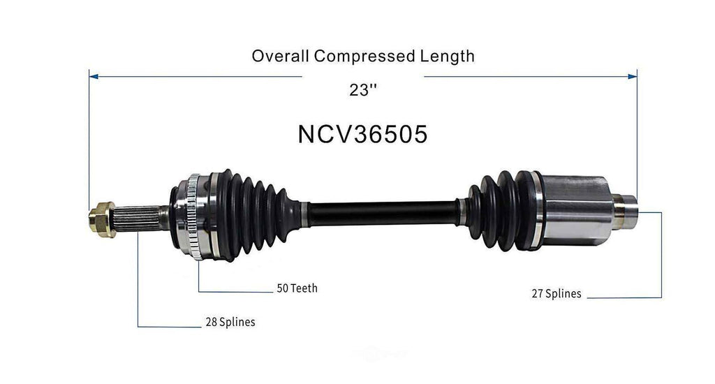 Left New CV Complete Assy   GSP North America   NCV36505