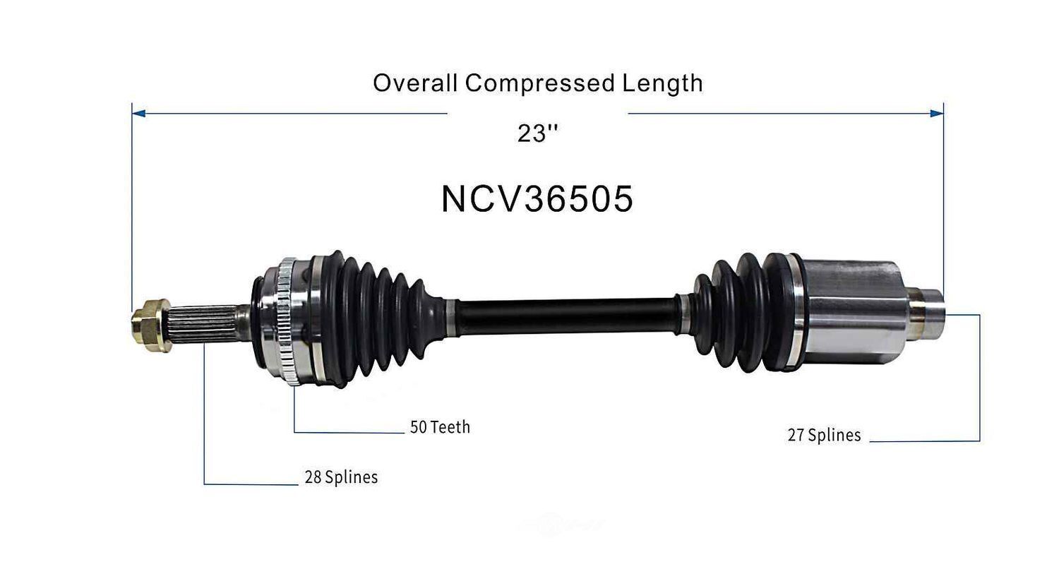 Left New CV Complete Assy   GSP North America   NCV36505