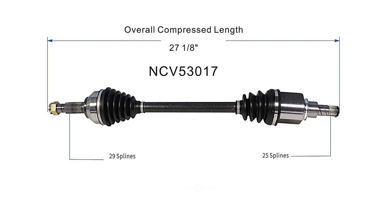 Left New CV Complete Assy   GSP North America   NCV53017