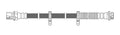 Rr Brake Hose  Centric Parts  150.65480