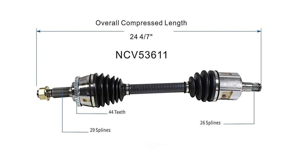 Left New CV Complete Assy   GSP North America   NCV53611