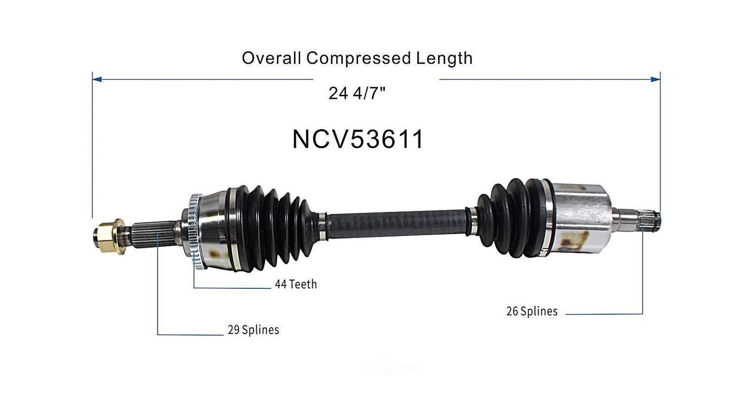 Left New CV Complete Assy   GSP North America   NCV53611