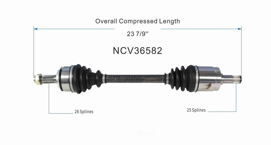 Left New CV Complete Assy   GSP North America   NCV36582
