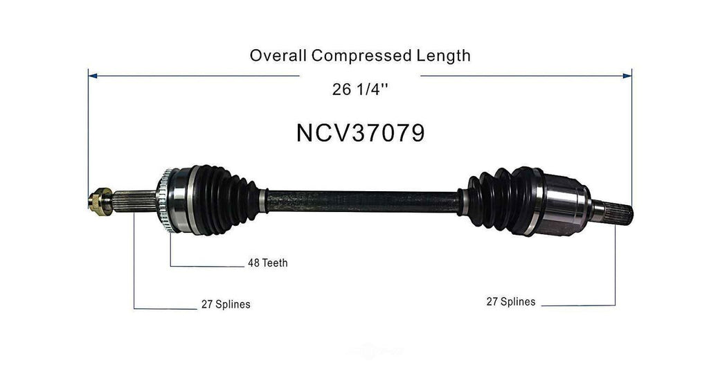 Left New CV Complete Assy   GSP North America   NCV37079