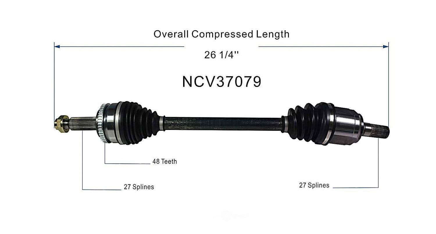 Left New CV Complete Assy   GSP North America   NCV37079