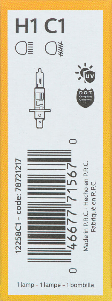 Headlight  Philips  H1C1