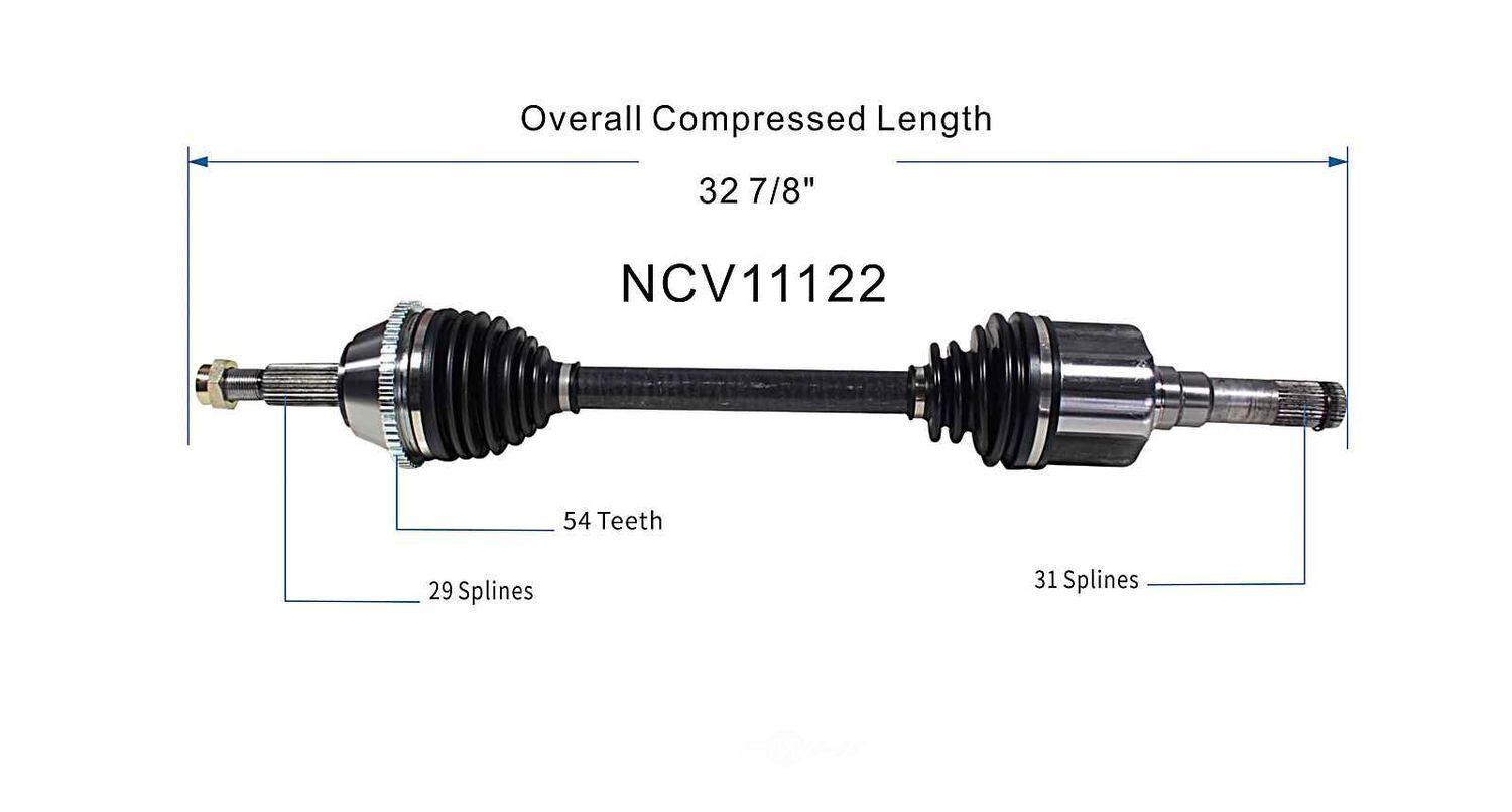 Right New CV Complete Assy   GSP North America   NCV11122
