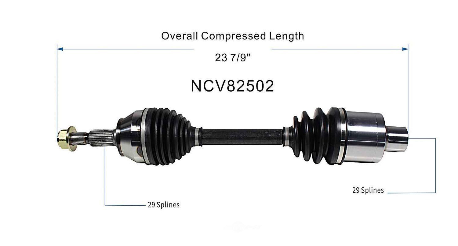 Right New CV Complete Assy   GSP North America   NCV82502