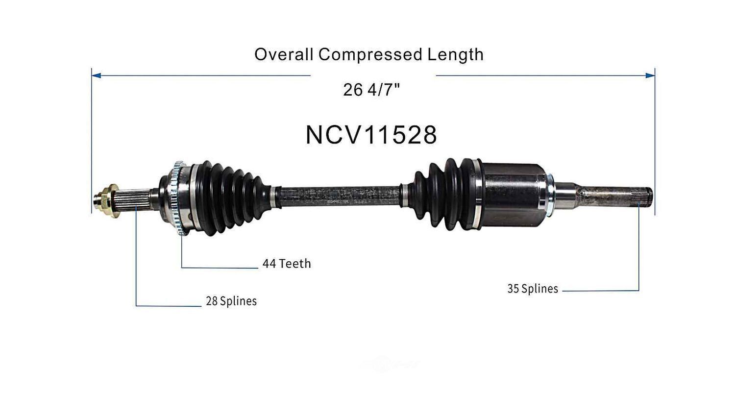 Left New CV Complete Assy   GSP North America   NCV11528