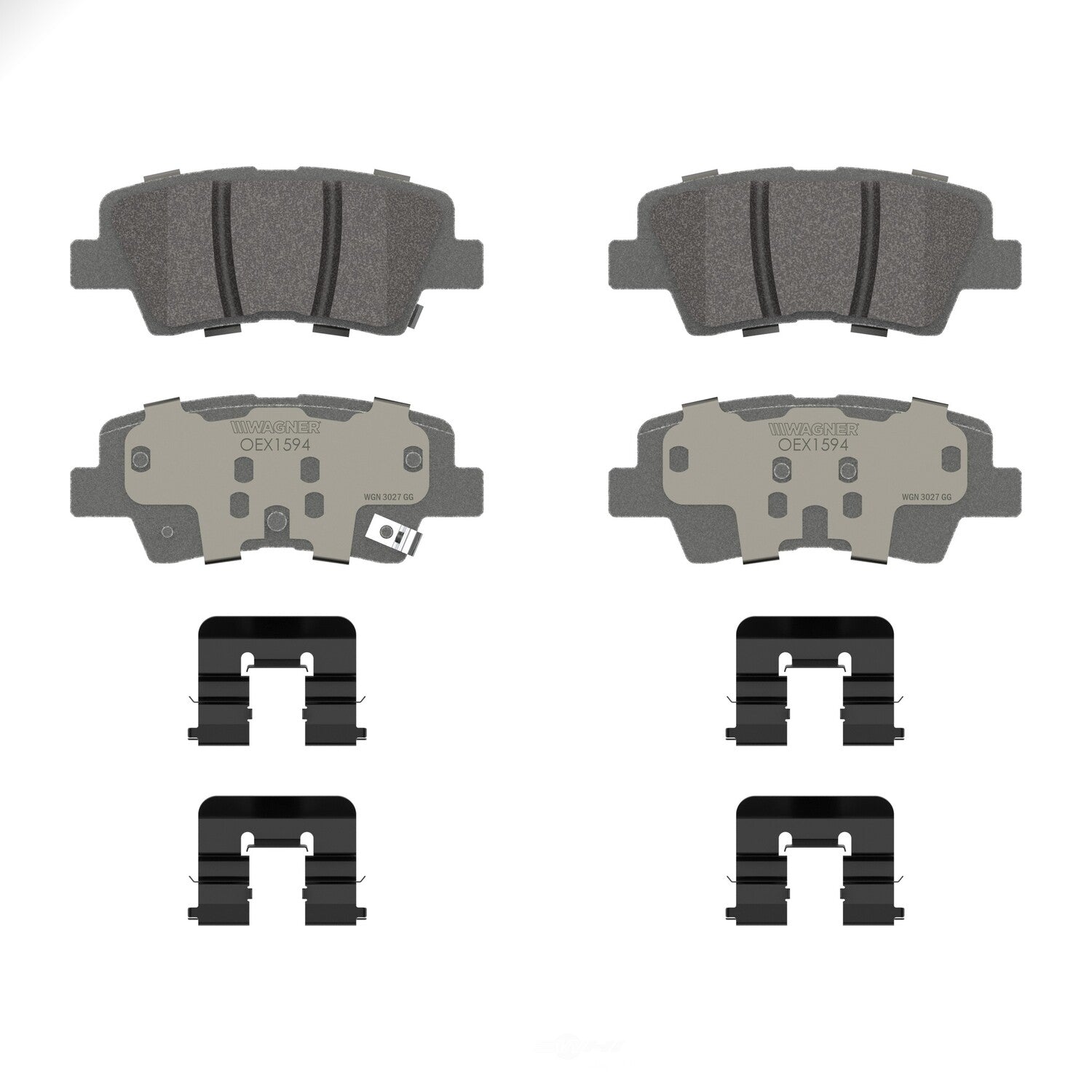 Rr Premium Ceramic Brake Pads  Wagner  OEX1594