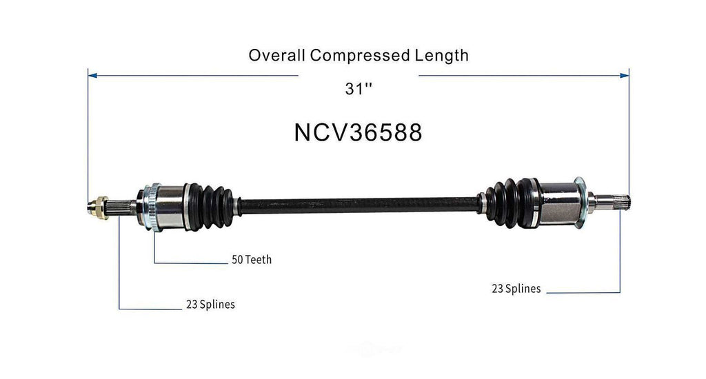 Left New CV Complete Assy   GSP North America   NCV36588