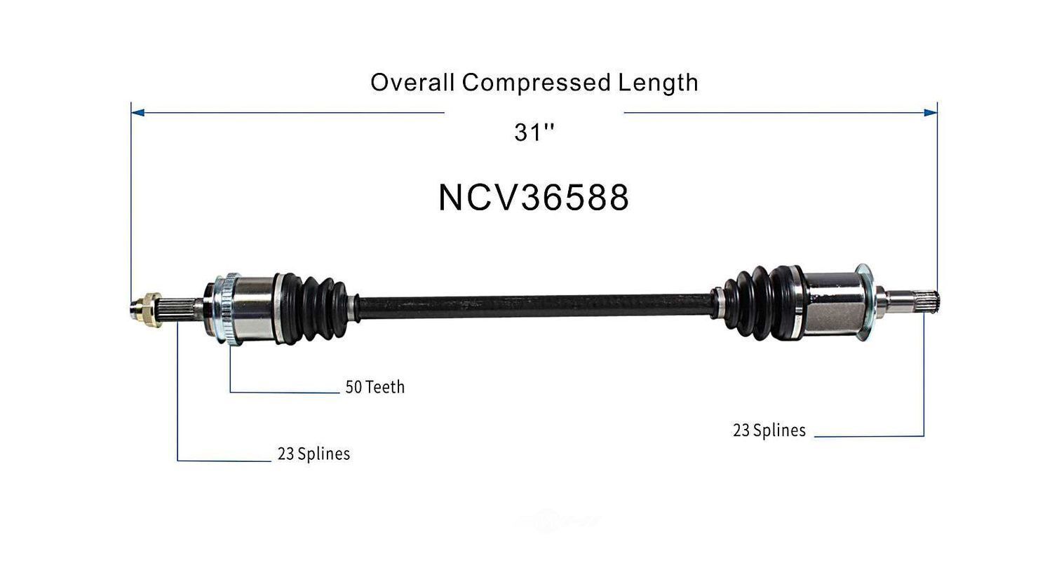 Left New CV Complete Assy   GSP North America   NCV36588