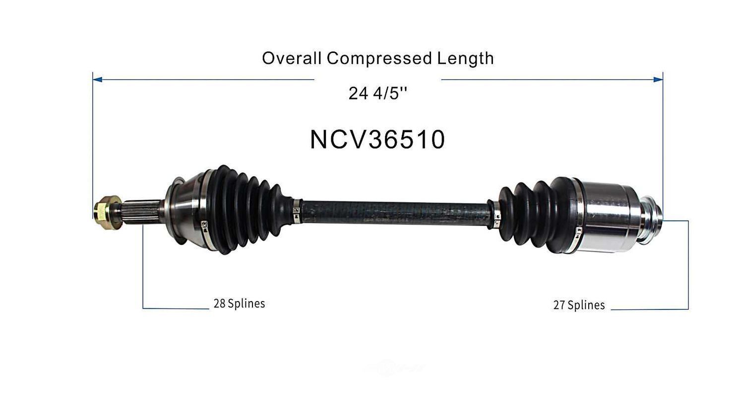 Right New CV Complete Assy   GSP North America   NCV36510