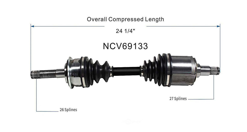 Axle Shaft Assy- CV Shaft   GSP North America   NCV69133