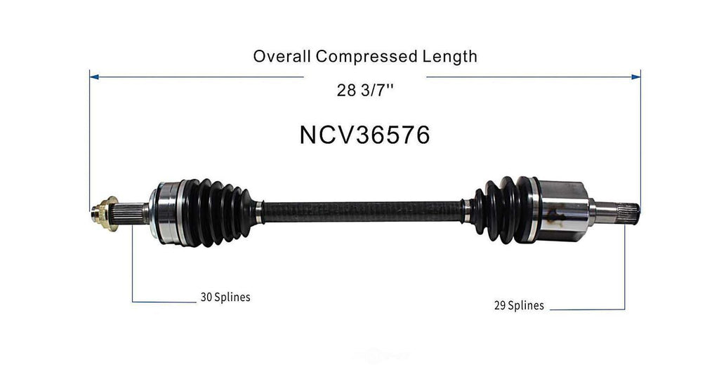 Left New CV Complete Assy   GSP North America   NCV36576