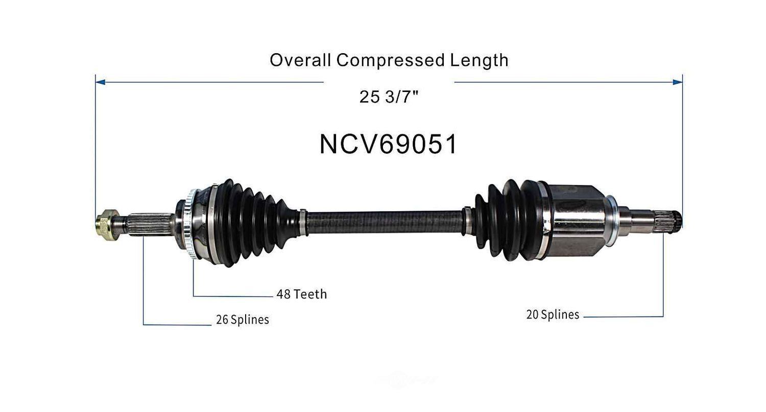 Left New CV Complete Assy   GSP North America   NCV69051