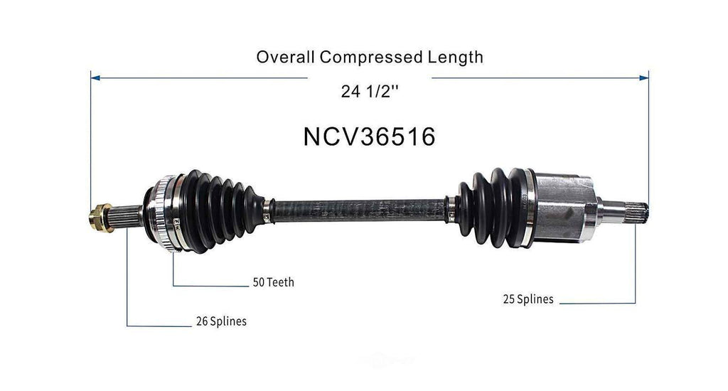 Right New CV Complete Assy   GSP North America   NCV36516