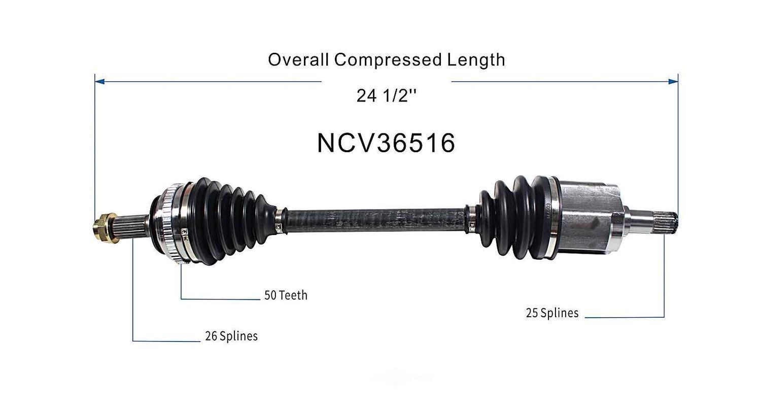 Right New CV Complete Assy   GSP North America   NCV36516