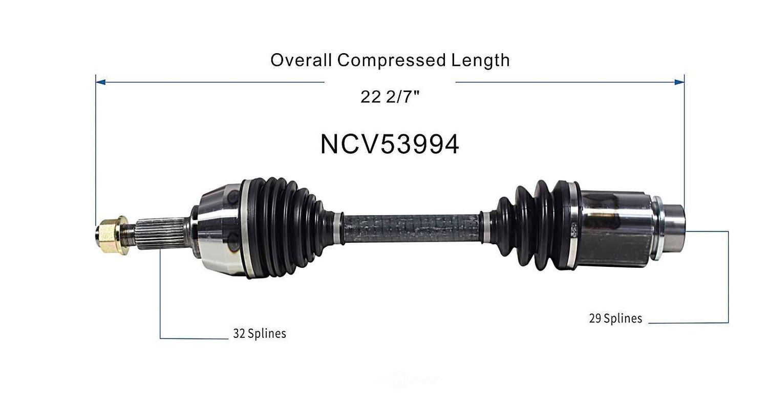 Right New CV Complete Assy   GSP North America   NCV53994