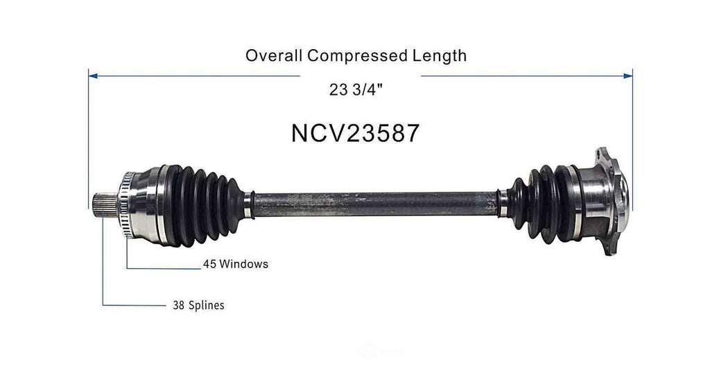 Left New CV Complete Assy   GSP North America   NCV23587