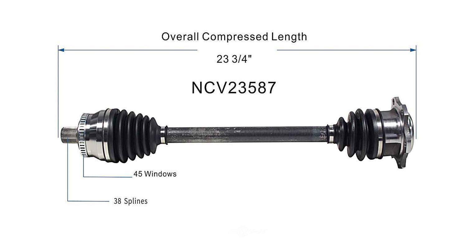 Left New CV Complete Assy   GSP North America   NCV23587
