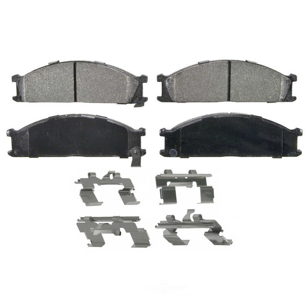 Frt Semi-Met Brake Pads  Wagner  ZX333