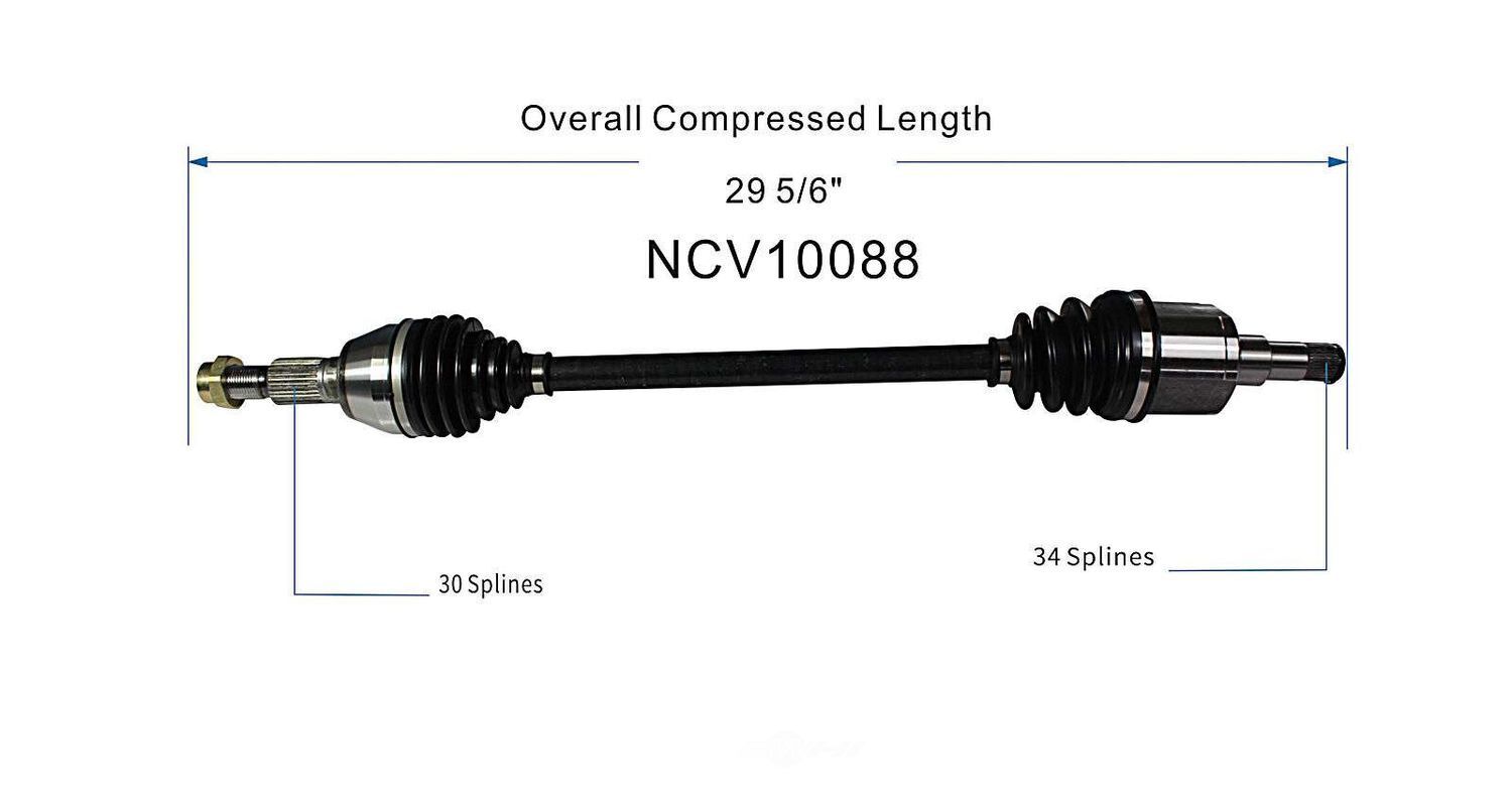 Left New CV Complete Assy   GSP North America   NCV10088
