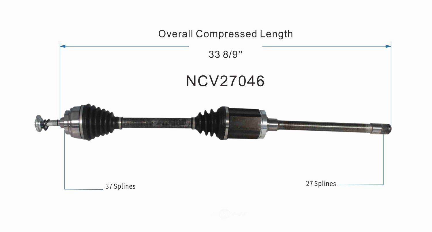 Right New CV Complete Assy   GSP North America   NCV27046