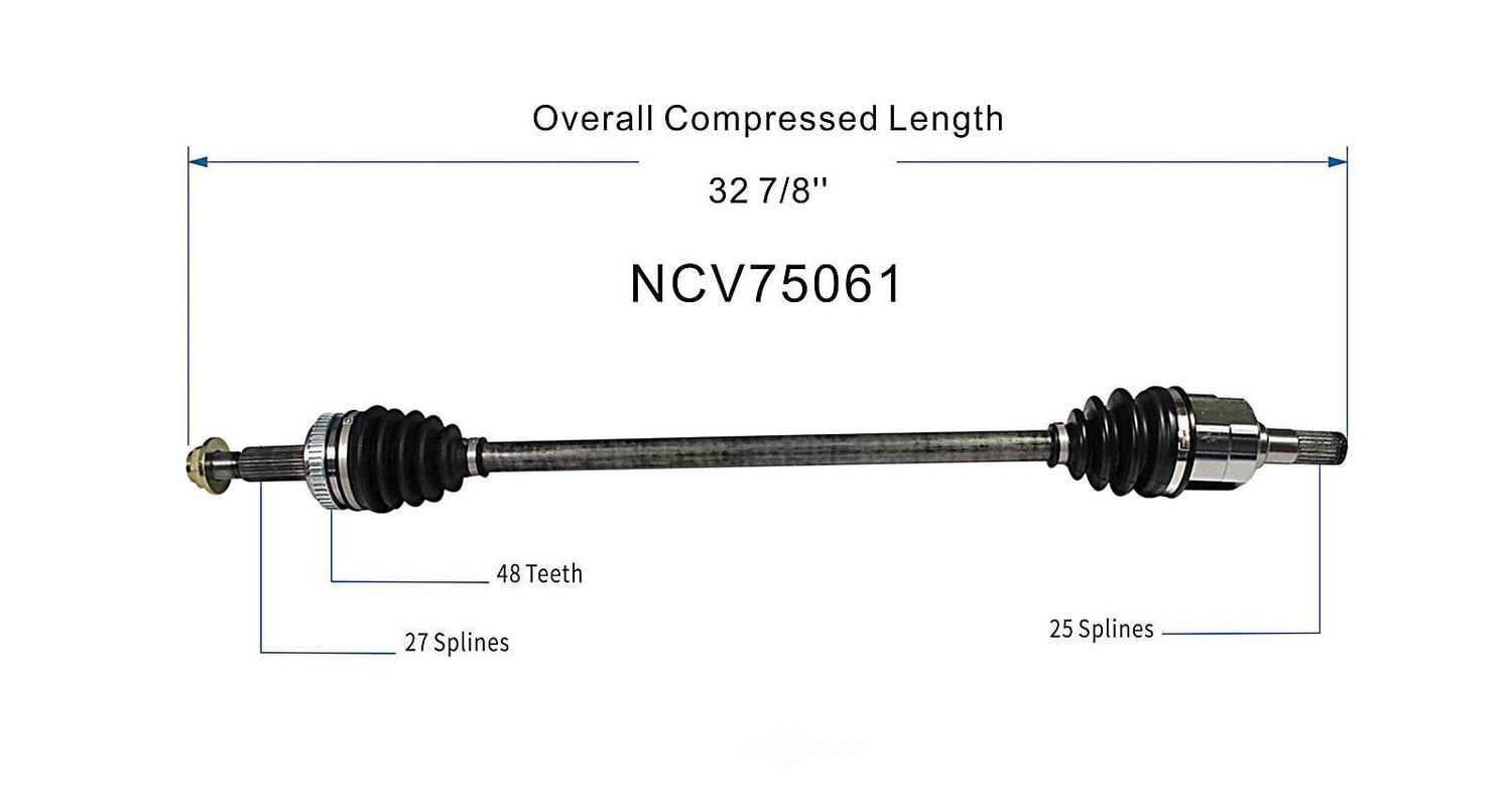 Left New CV Complete Assy   GSP North America   NCV75061