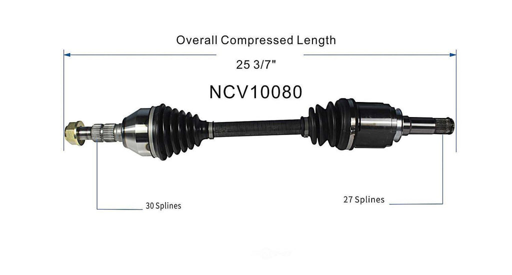 Right New CV Complete Assy   GSP North America   NCV10080