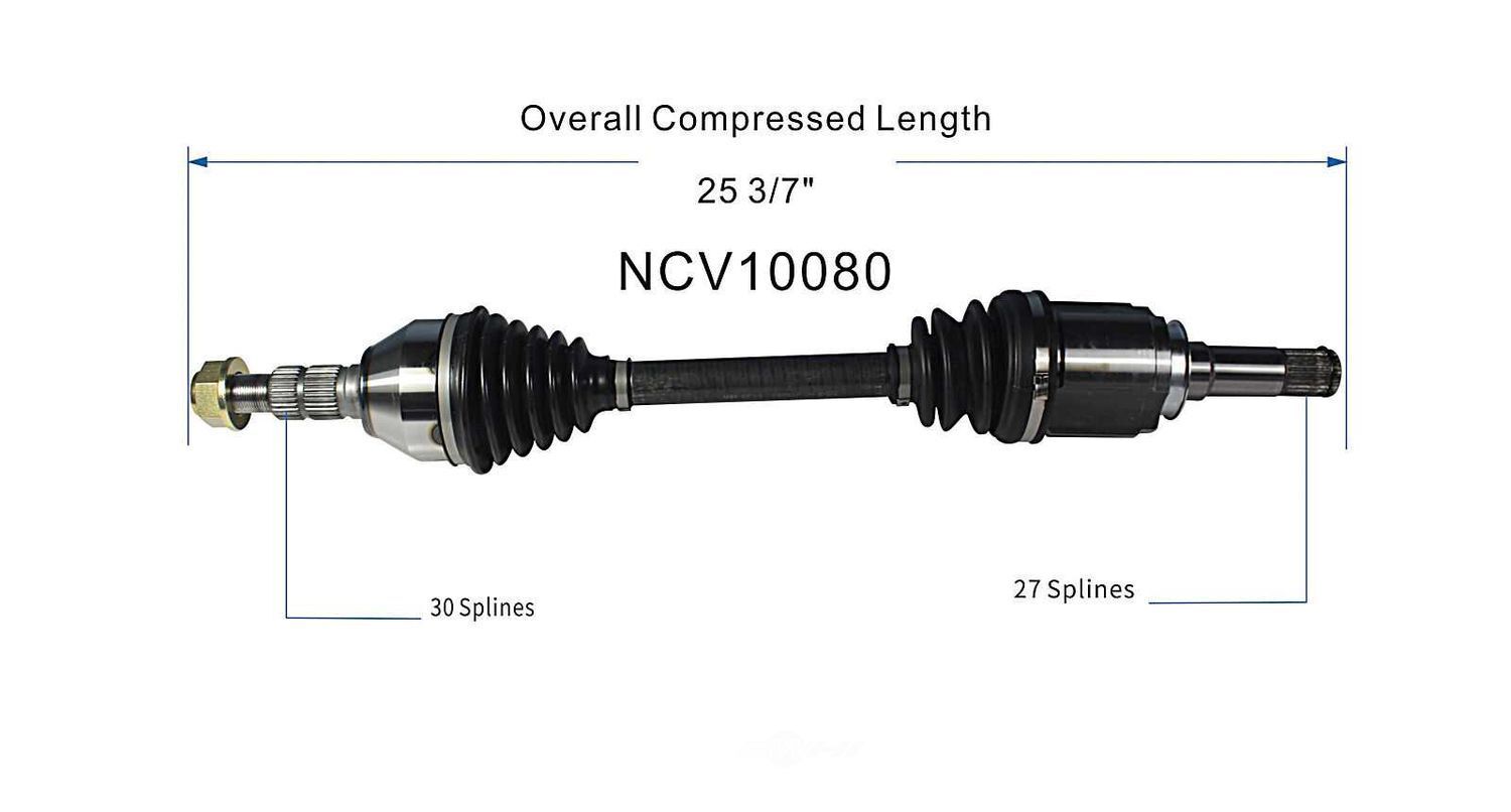 Right New CV Complete Assy   GSP North America   NCV10080