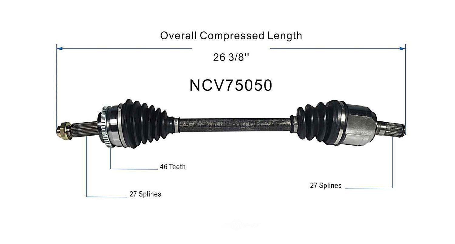 Left New CV Complete Assy   GSP North America   NCV75050