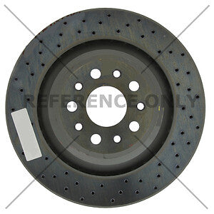 Rr Drilled Brake Rotor  Centric Parts  128.07005