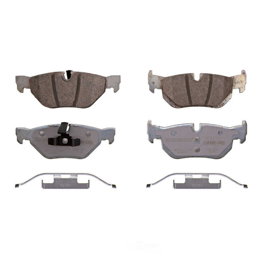 Rr Premium Ceramic Brake Pads  Wagner  OEX1171