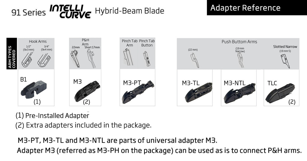 Wiper Blade  Clearplus  91191