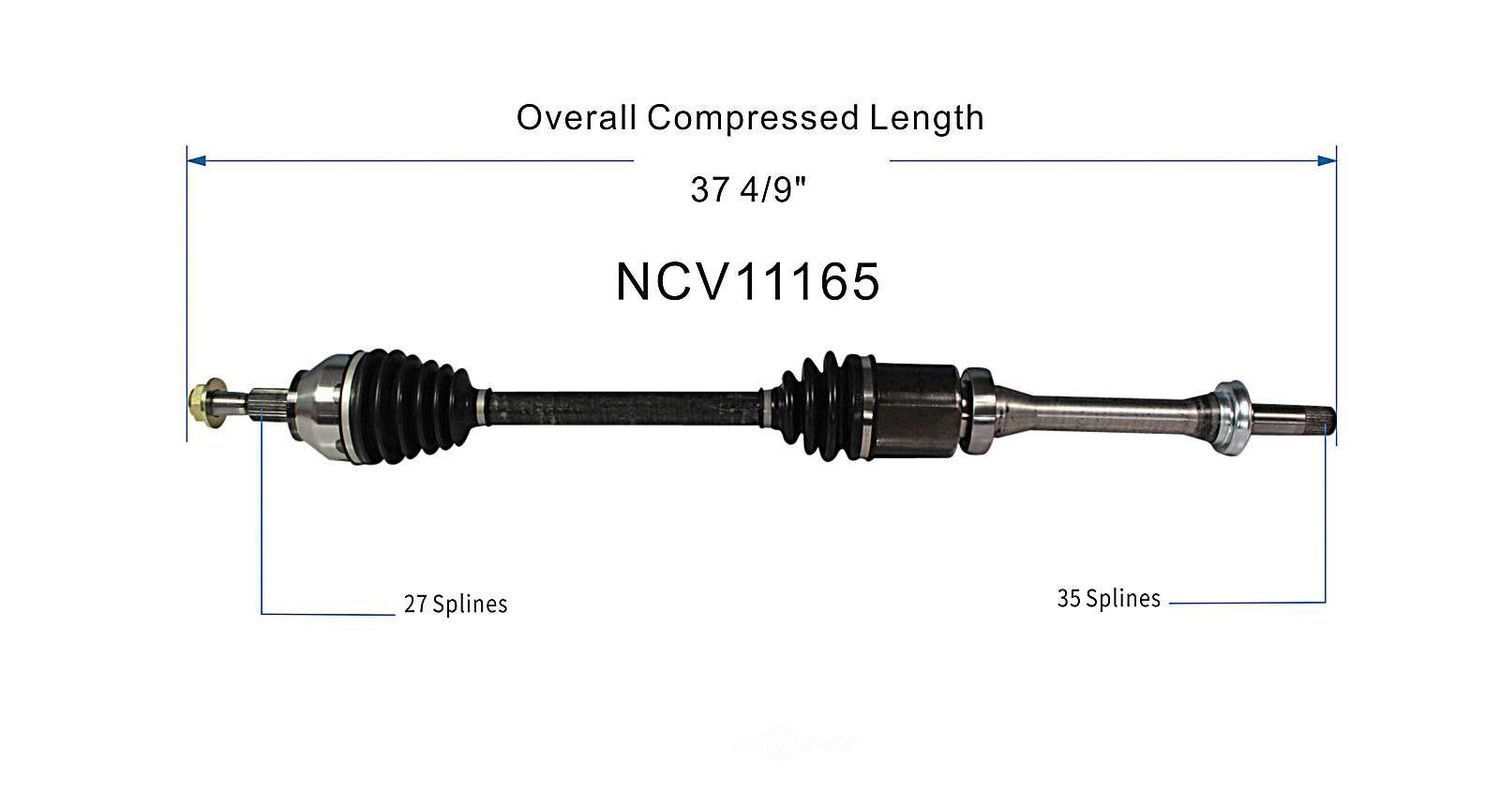 Right New CV Complete Assy   GSP North America   NCV11165