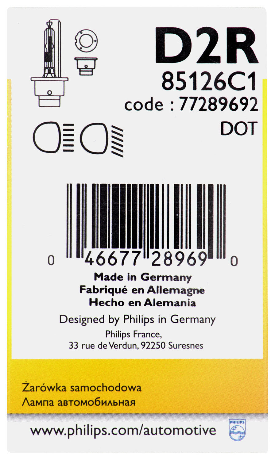 Headlight  Philips  D2R