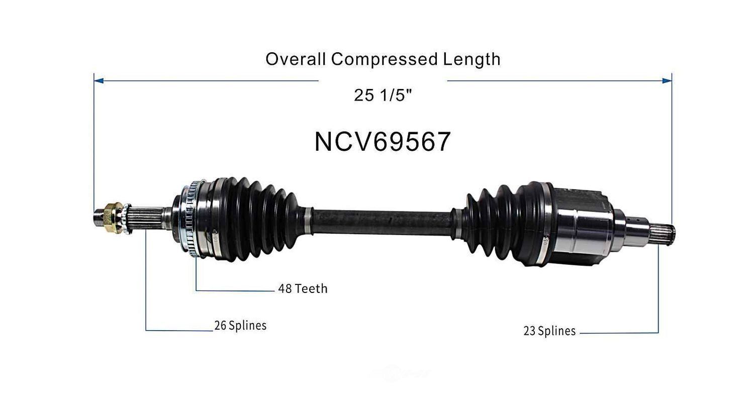 Left New CV Complete Assy   GSP North America   NCV69567